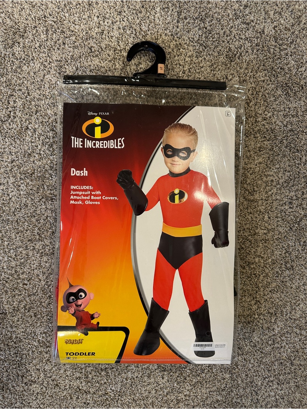 Dash Toddler Costume - Red and Black